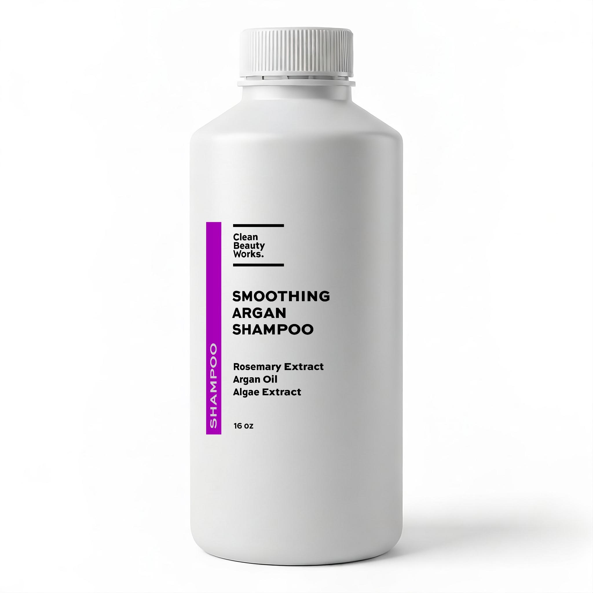 Smoothing Argan Shampoo, Algae & Rosemary Extract (Bulk Wholesale Private Label)