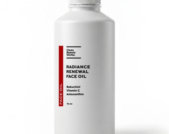 Aceite facial renovador de luminosidad, bakuchiol y astaxantina (venta al por mayor/marca blanca)