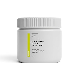 Nourishing Vegan Lip Butter, Coconut Oil & Tucuma Butter (Bulk | Wholesale | Private Label)