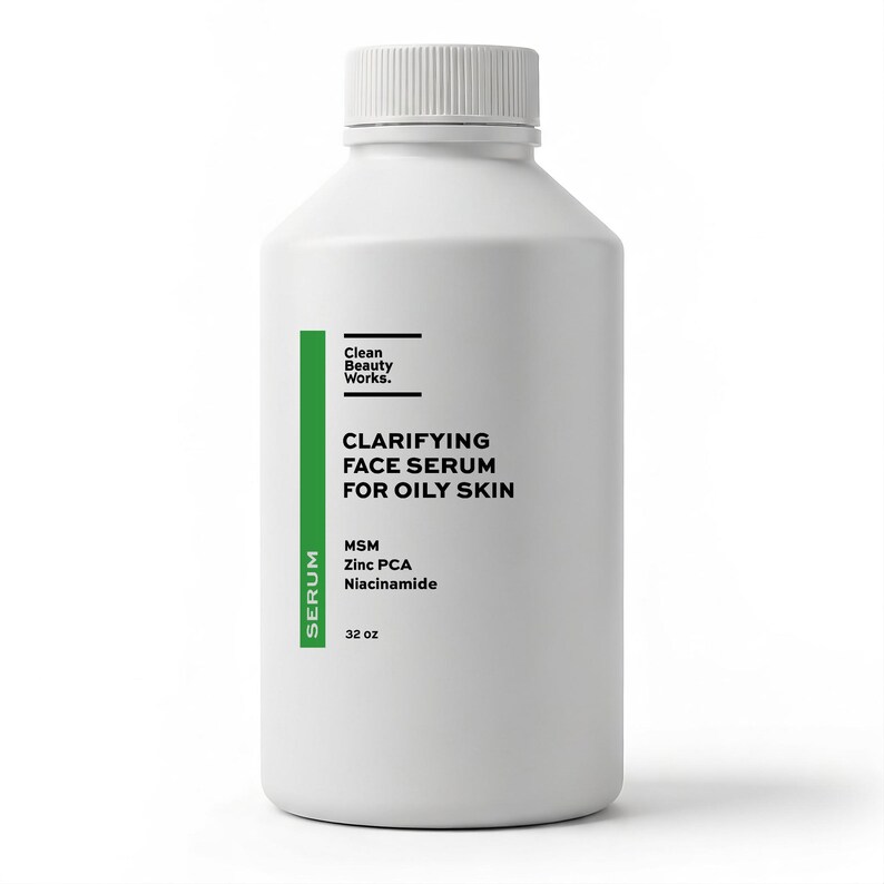 Clarifying Face Serum for Oily Skin, Niacinamide & Zinc PCA - 32 oz