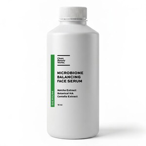 Microbiome Balancing Face Serum, Matcha, Centella & Botanical Hyaluronic Acid - 16 oz