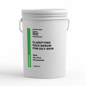 Clarifying Face Serum for Oily Skin, Niacinamide & Zinc PCA - 5 gallon