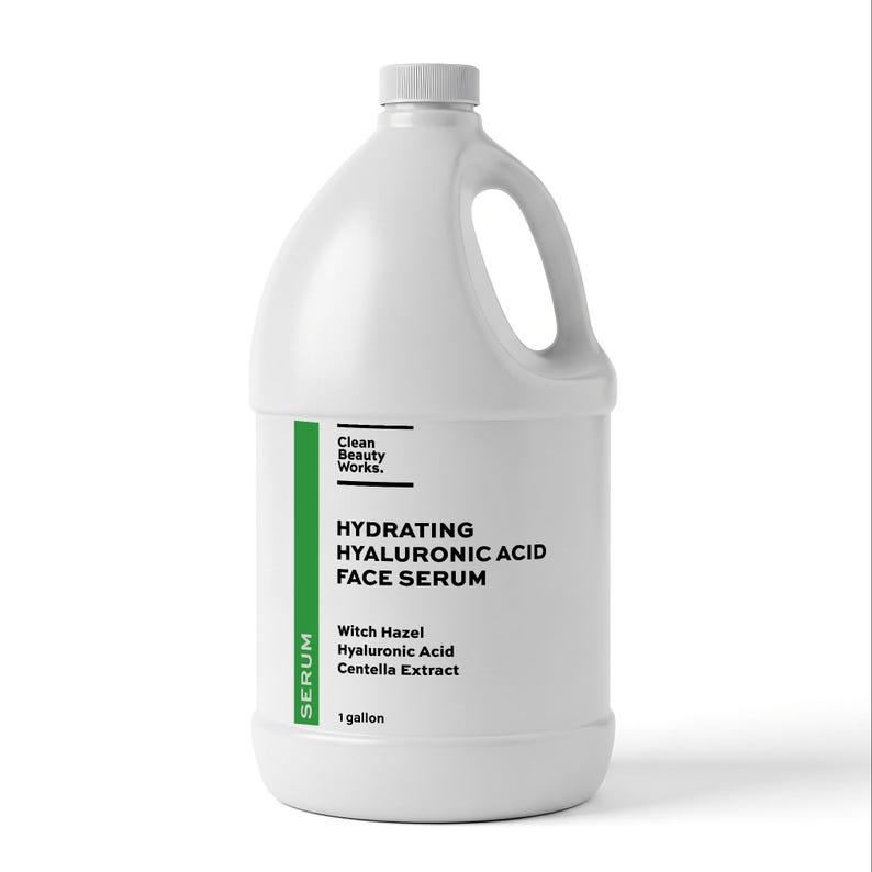 Hydrating Hyaluronic Acid Serum, Witch Hazel & Centella - 1 gallon