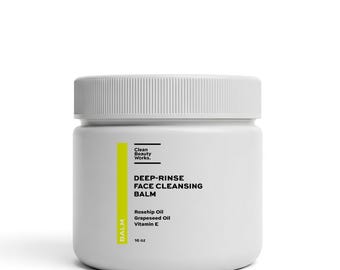Bálsamo limpiador facial de enjuague profundo, aceite de rosa mosqueta y aceite de semilla de uva (venta al por mayor/marca blanca)