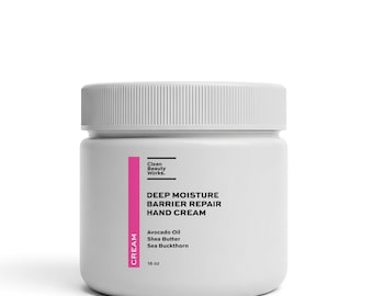 Crema de manos reparadora de barrera de hidratación profunda, con aceite de aguacate y manteca de karité (venta al por mayor/marca blanca)