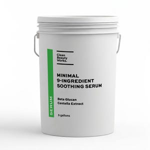 Minimal 9-Ingredient Soothing Serum, Centella Extract & Beta Glucan - 5 gallon