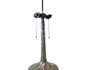 23" Tree Trunk Metal Lamp Base