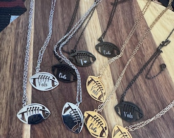 Football Pendant Necklace