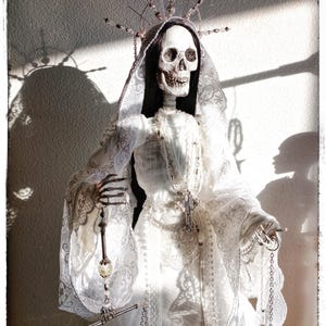 19 inch Santa Muerte Holy Death Statue