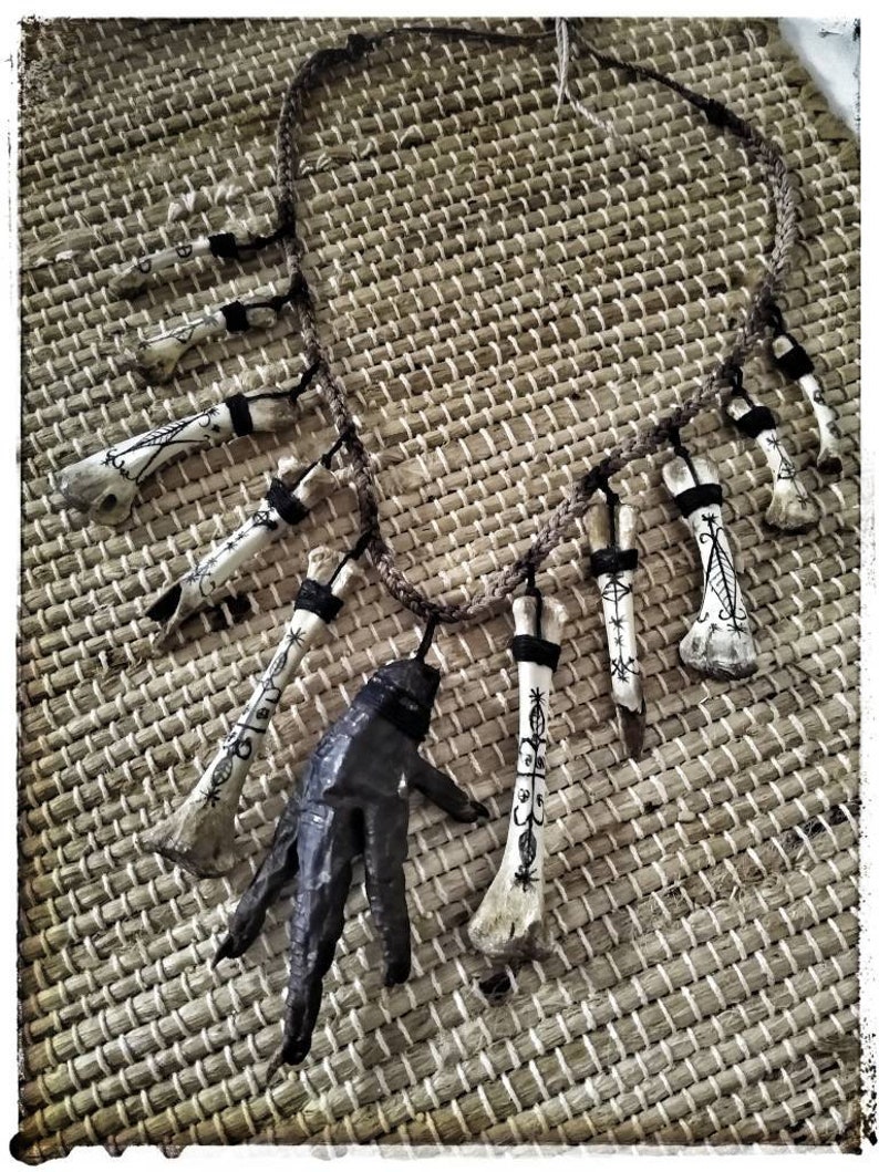 authentic-chicken-foot-and-bone-fetish-necklace-etsy