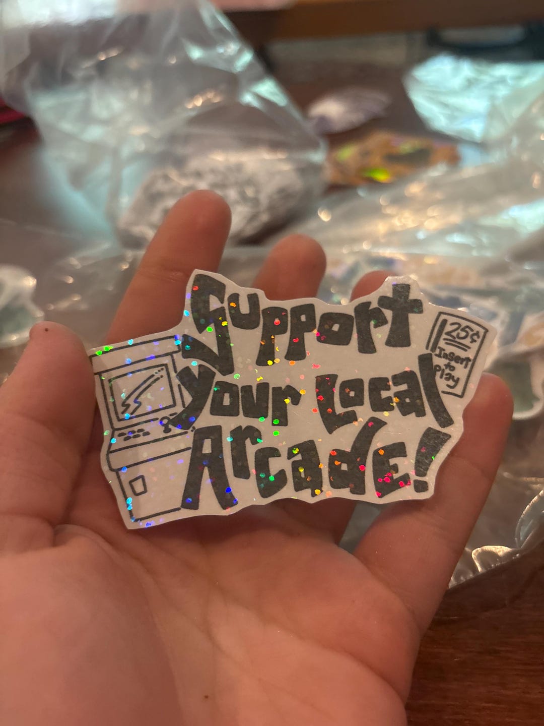 Support Your Local Arcade Sticker - Etsy
