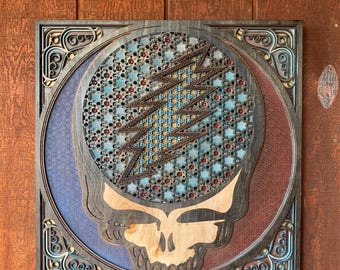 Stealie fillagree – Grateful Dead Decor, Laser Cut