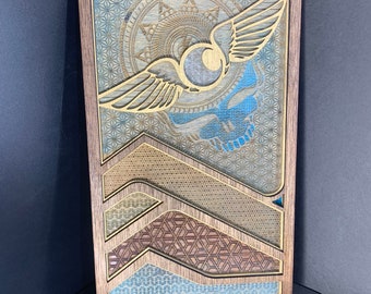 Unlimited Devotion -wooden art