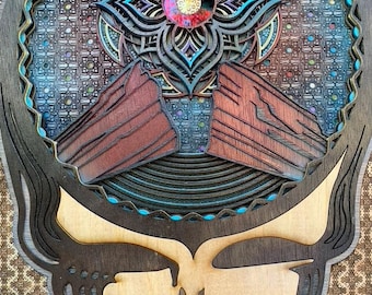 Red Rocks Grateful Dead Stealie