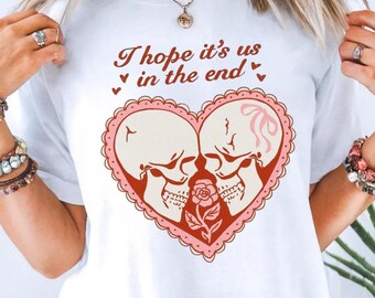 Be My Valentine T-shirt met comfortkleuren: retro Love-T-shirt, Love You Forever-shirt en sweatshirt