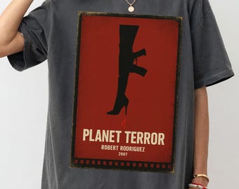 T-shirt vintage in stile Grindhouse di culto - Regalo retrò per i fan - Maglietta con grafica Comfort Colors