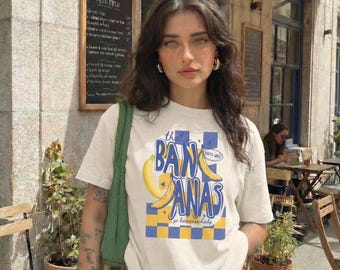 That's Bananas  Funny Food Pun Shirt , Summer Graphic Comfort Colors T-Shirt, Retro Banana Design,