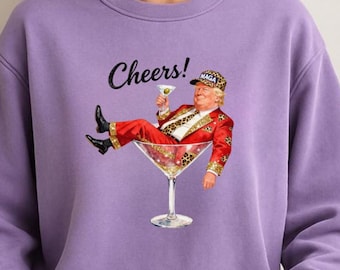 Shirt Trump Funny Comfort Colors - T-shirt politieke meme, T-shirt MAGA-vlag