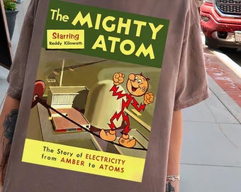 Reddy Kilowatt Comfort Colors Shirt: Vintage Electricity Cartoon Tee