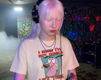 Courage the Cowardly Dog Comfort Colors Shirt: Vintage Cartoon Tee