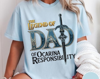 Zelda Dad Shirt: Comfort Colors Legend of Dad T-shirt