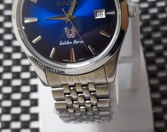 Vintage Rado Automatic Golden Horse, Swiss Made, Automatic Movement, Luxury Gifts For Men.