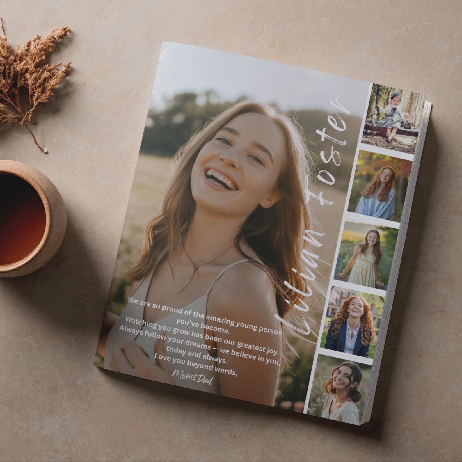 Senior Yearbook Ad Template , Graduation Tribute Canva Design ,full ...