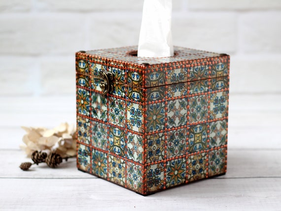 Copper tissue best sale box cover