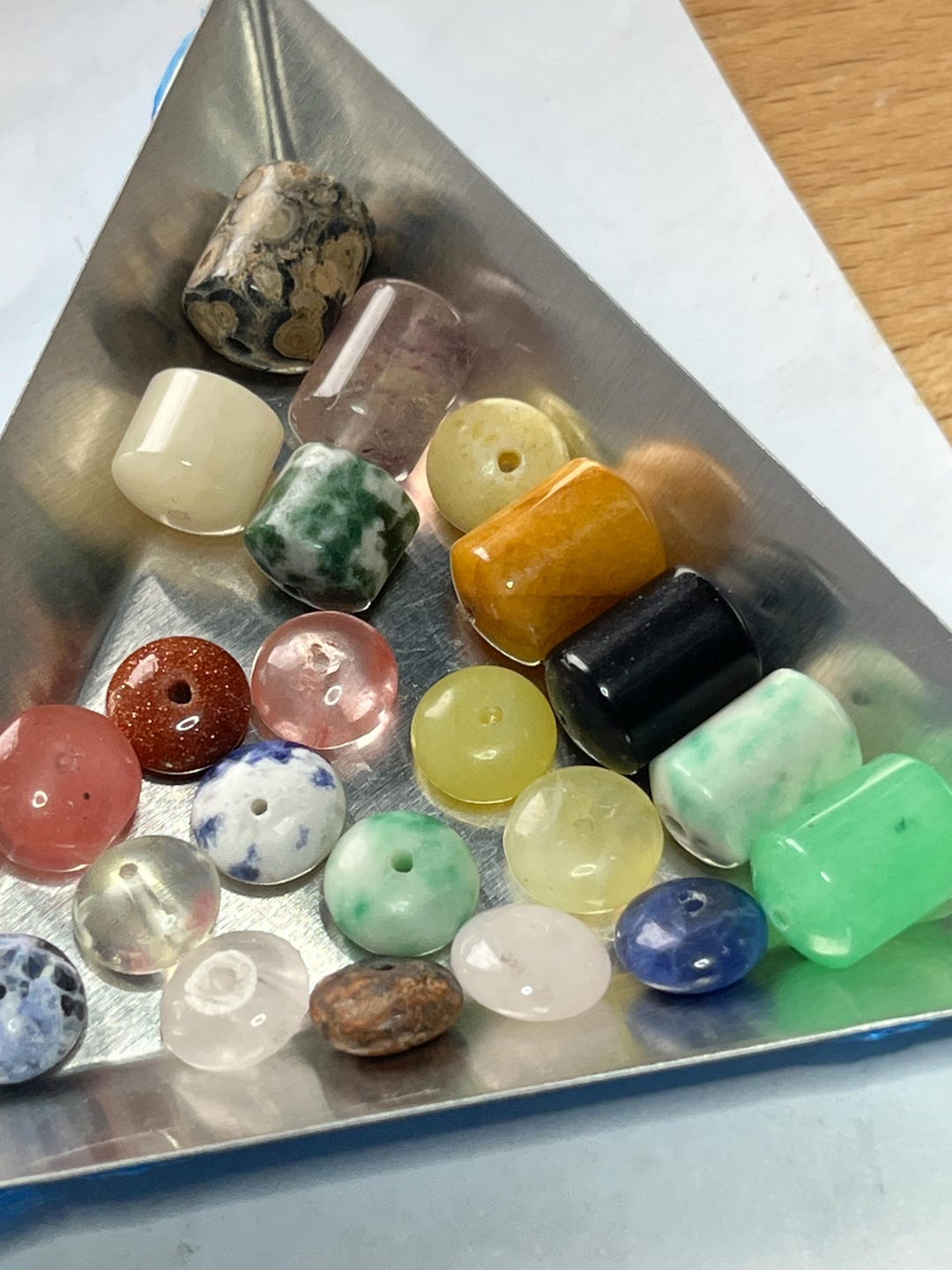 Assortment of Natural Rocks in Many Different Shaped Beads - Etsy