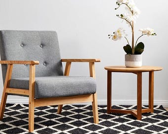 Nowoczesny geometryczny dywan w romby – czarno-biały dywan | Skandynawski minimalistyczny dywan od ASAR Carpets