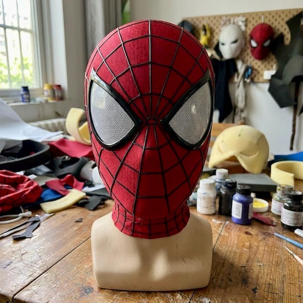 Realistic Spiderman Mask - Etsy