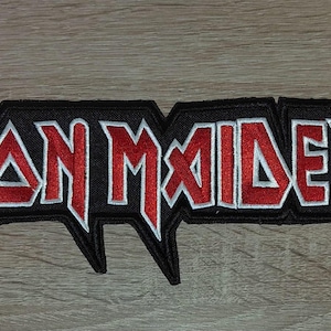 Broderad lapp från Iron Maiden