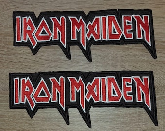 2 Iron Maiden embroidered patches