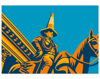 Duke of Wellington Statue, Glasgow | Wall Art Print | Glasgow Home Decor | Gift | Collectable