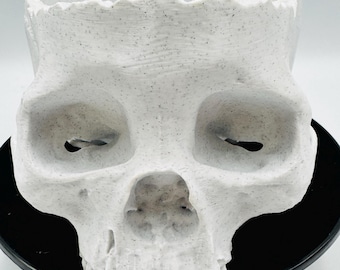 White Skull Candy Dish Halloween Decor, Spooky Table Centerpiece, Unique Gothic Halloween Treat Holder