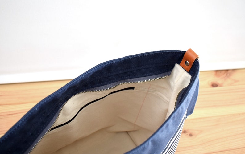 Waxed Canvas Diaper Bag Messenger and Laptop Bag Etsy