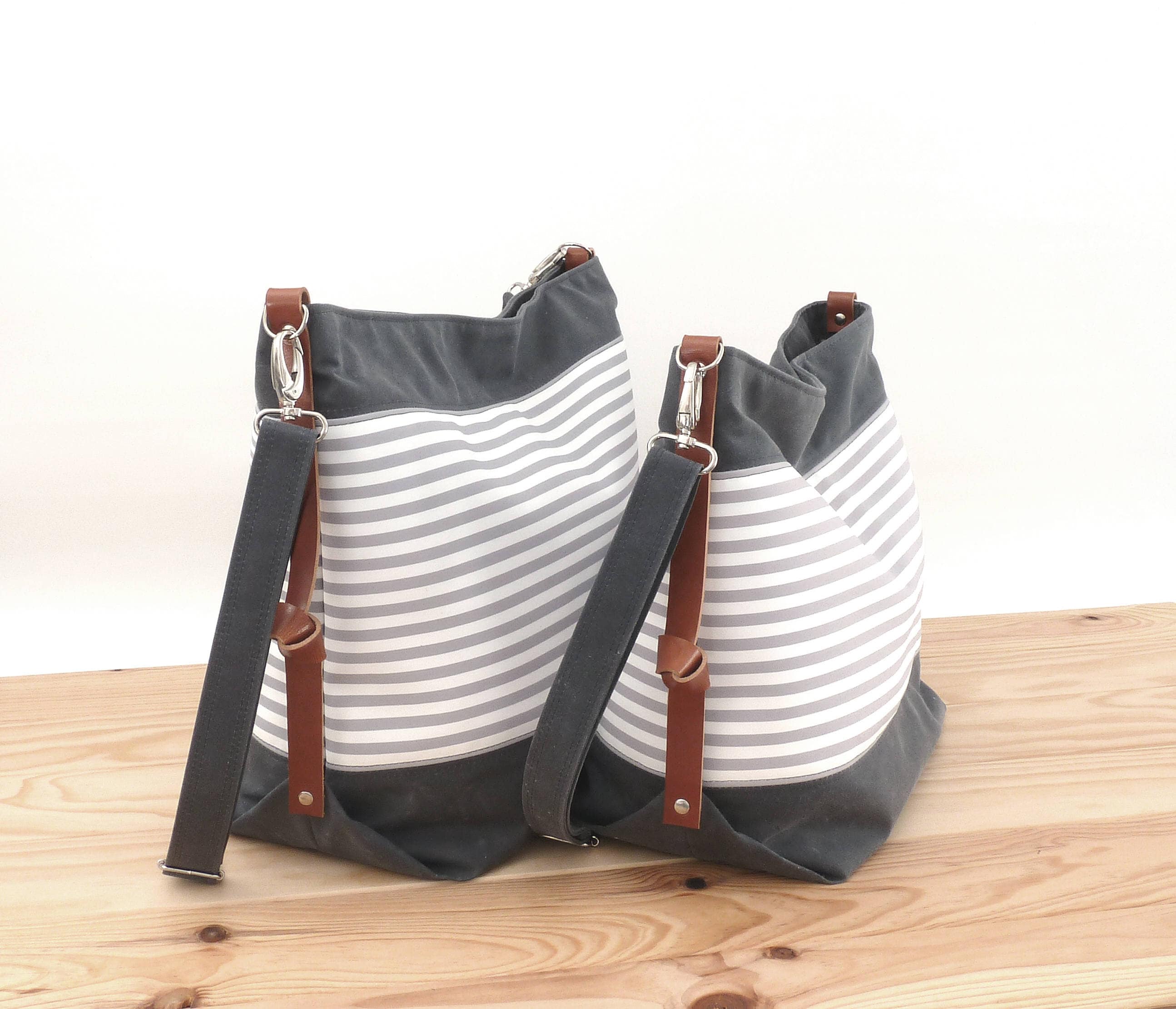 Waxed canvas diaper bag Messenger and laptop bag Etsy