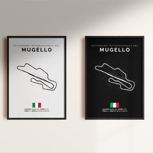 F1 Circuit Digital Posters Bundle, Mugello Circuit Included, Formula 1 Digital Download, Motorsport Wall Art, Printable Racing Circuits