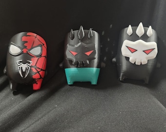 Sprite Trio – zestaw 3 figurek Chibi (Web, Shadow i Skull)