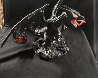 Figurka Symbiote Dragon – Czarny Smok Drukowany w 3D