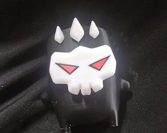 Figurka Sprite Czaszki – drukowana w 3D figurka Chibi na biurko