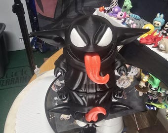 Figurka Symbiote Baby Alien – 6-calowa dekoracja 3D w stylu horroru science fiction (PLA)