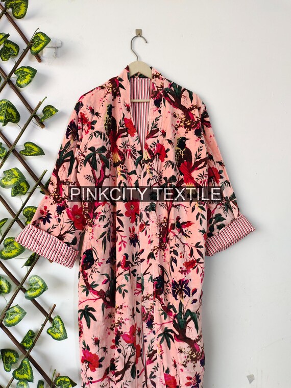 New Luxary Print Velvet Kimono Robes, Morning Tea Velvet Coat, Bridesmaid Robe, Women Wear Cotton Velvet robe, Velvet Jacket, Women robe