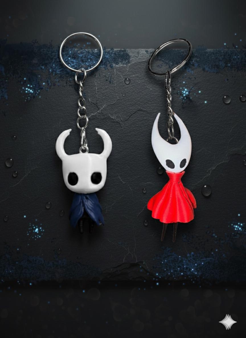 Porte-clés Hollow Knight Silksong - Lot De 5 Figurines Acryliques, Mignonnes, Pour Sac Ou Clés