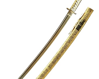 Golden Dragon Katana
