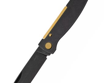 Atlas Black and Gold Knife