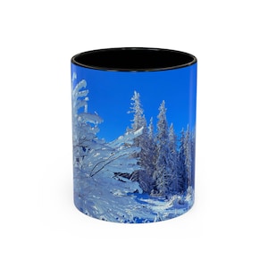 Winter Wonderland Coffee Mug - Cozy Hot Drink Cup for Snow Lovers, Perfect Holiday Gift, Winter Decor, Hot Cocoa Mug