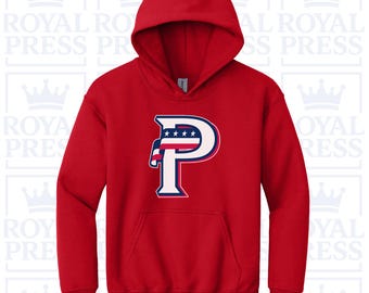 USA Prime "P" Fan Gear: Youth or Adult Unisex Hoodie Sweatshirt