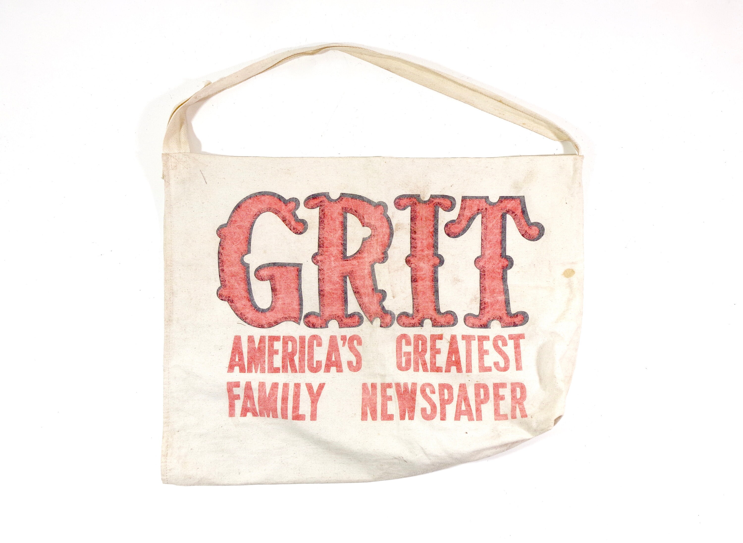 Vintage Grit Newspaper Delivery Boy Canvas Shoulder Bag - Etsy Canada