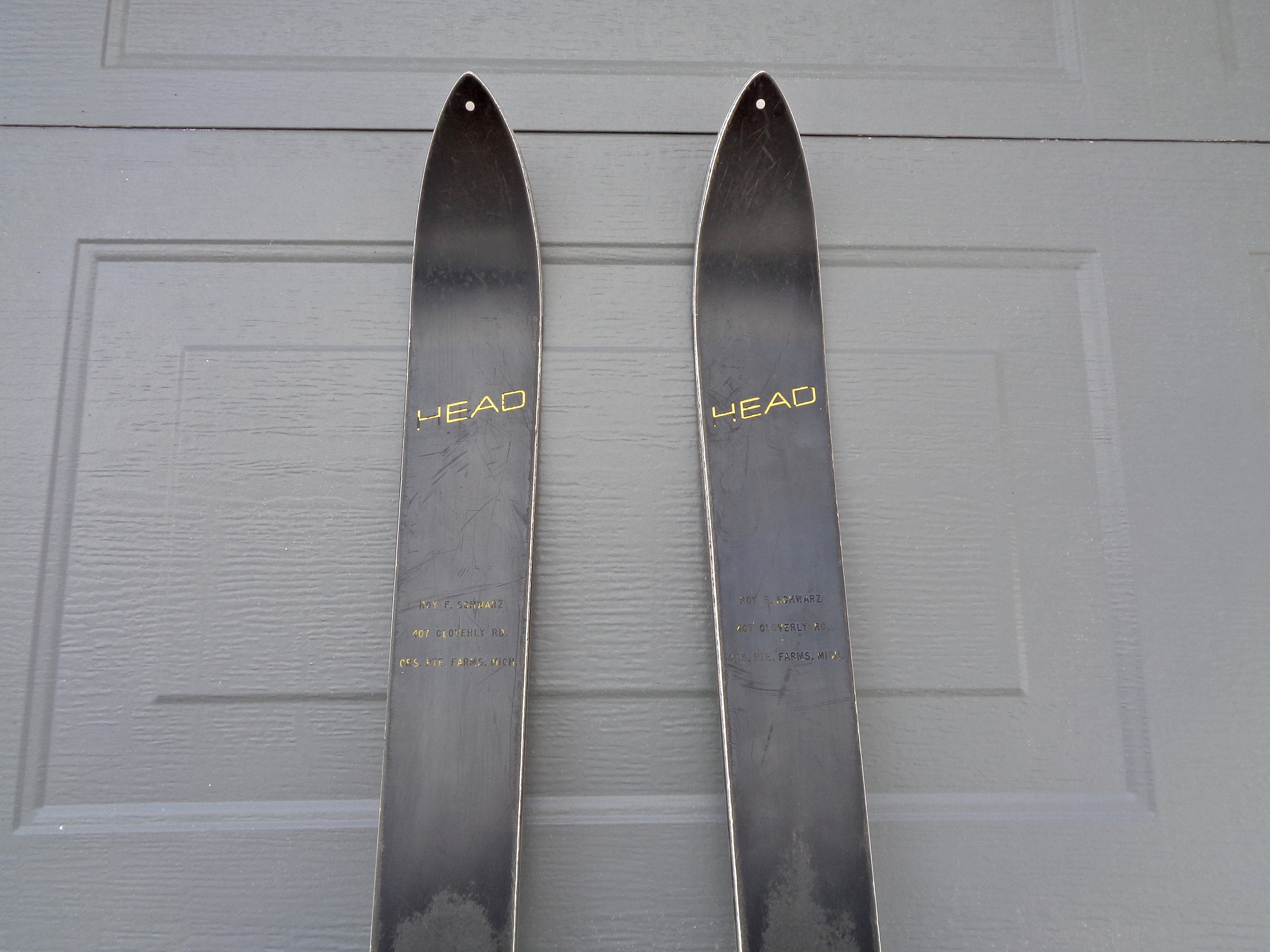 Vintage Skis 1960s Head 360 Racing Model Downhill Snow Skis Etsy